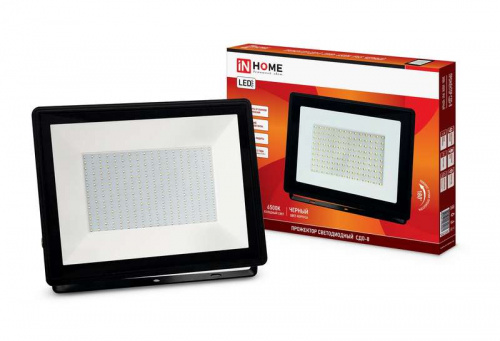 Изображение Прожектор СДО-8 LED 200Вт 230В 6500К 18000лм IP65 IN HOME 4690612030081 