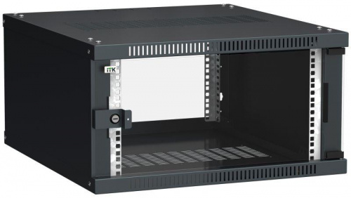 Изображение Шкаф LINEA WE 6U 600x650мм дверь стекло черн. ITK LWE5-06U67-GF 