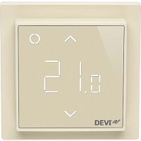 Изображение Терморегулятор интеллектуальный DEVIreg Smart с Wi-Fi 16А беж. DEVI 140F1142 