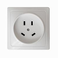 Изображение Розетка 1-м ОП 32А 440В IP20 3P+N для плиты с заземл. бел. Universal 5316 