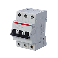 Изображение Автоматический выключатель ABB 3п C 16А 4.5кА SH203L C16, 2CDS243001R0164 