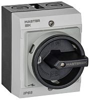 Изображение Переключатель кулачковый 16А (сх. 90) в боксе IP65 закрытая рукоятка IEK MI-CS21-016-090 