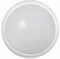 Изображение Светильник светодиодный настенный   ДБП-12w с датчиком 4000К 840Лм IP65 круглый пластиковый белый  LDPO1-5032D-12-4000-K01 