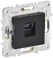 Изображение Розетка компьютерная RJ45 кат.5E SKANDY SK-K01Bl черн. IEK SK-K10-1-K02 