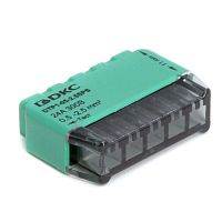 Изображение Клеммная колодка на 5 проводника до 2 5кв.мм. на токи до 24А DKC DTP1-05-2.5SPS 