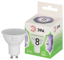 Изображение Лампа светодиодная GREEN LINE MR16-8W-865-GU10 GL 8Вт софит 6500К свет холод. GU10 Эра Б0067085 