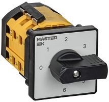 Изображение Переключатель кулачковый 10А (сх. 111) стандартная рукоятка IEK MI-CS10-010-111 