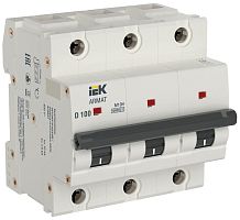 Изображение Выключатель автоматический модульный ARMAT M10H 3P D 100А IEK AR-M10H-3-D100 