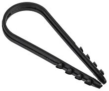 Изображение Дюбель-хомут 19х25мм для круглого кабеля нейлон черн. (уп.100шт) GENERICA UDH13-19-25-100-K02-G 