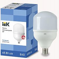 Изображение Лампа светодиодная HP 65Вт 230В 6500К E40 IEK  LLE-HP-65-230-65-E40 