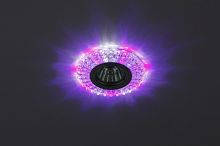Изображение DK LD2 SL/WH+PU Светильник ЭРА декор cо светодиодной подсветкой( белый+фиолетовый), прозрачный (50/1  Б0019198 
