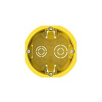 Изображение Коробка установочная MultiBox 68(65)х60мм для полых стен (со стикером) желт. SE IMT351511 