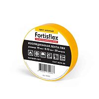 Изображение Изолента ПВХ 15х0.13х20 желт. Fortisflex 90805 