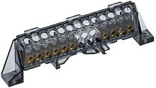 Изображение Шина нулевая N в комб. изол. "Стойка" 6х9-4+6-Ч TEKFOR IEK TF-NN10-46-DP-K02 