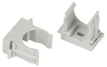 Изображение Держатель для труб (клипса) d20мм CLIP-20-G-MP прямой монтаж сер. (уп.100шт) Эра Б0062104 