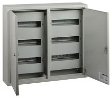 Изображение Корпус металлический ЩРН-72 2-х дверный (540х600х120) IP31 УХЛЗ навесной сер. ЭРА Б0062915 