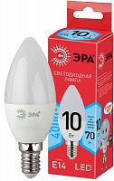 Изображение Лампа светодиодная ECO LED B35-10W-840-E14 (диод свеча 10Вт нейтр. E14) ЭРА Б0032963 