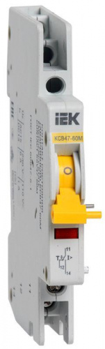 Изображение Контакт состояния КСВ47-60М на DIN-рейку для ВА47-60M IEK MVA31D-AK-1 