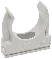 Изображение Держатель для труб (клипса) CF40 с защелкой ELASTA IEK CTA10D-CF40-K41-050 