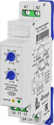 Изображение Реле времени РВО-15 УХЛ4 24В AC/DC/230В AC Меандр A8302-16932887 