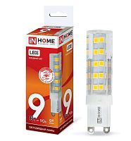 Изображение Лампа светодиодная LED-JCD-VC 9Вт 230В G9 6500К 810Лм IN HOME 4690612019949 