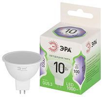 Изображение Лампа светодиодная GREEN LINE MR16-10W-865-GU5.3 GL 10Вт софит 6500К свет холод. GU5.3 Эра Б0066997 
