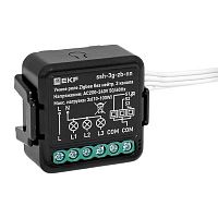 Изображение Реле умное в подрозетник 3-канальное Zigbee Connect Select без нейтрали EKF ssh-3g-zb-nn 