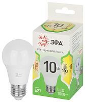 Изображение Лампа светодиодная GREEN LINE A60-10W-830-E27 GL 10Вт груша 3000К свет тепл. E27 Эра Б0067118 