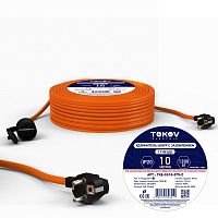 Изображение Удлинитель-шнур 1х10м с заземл. 6А IP20 3х0.75 TOKOV ELECTRIC TKE-SS10-075-Z 