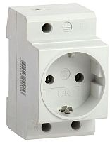 Изображение Розетка силовая РАр10-3-ОП с заземл. на DIN-рейку KARAT IEK MRD10-16 