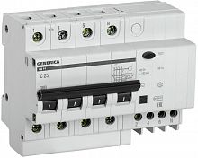 Изображение Выключатель автоматический дифференциального тока 4п 25А 100мА АД14 GENERICA MAD15-4-025-C-100 