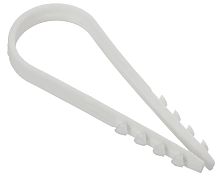 Изображение Дюбель-хомут 19х25мм для круглого кабеля нейлон бел. (уп.100шт) GENERICA UDH13-19-25-100-K01-G 