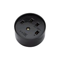 Изображение Розетка РШ для электрической плиты 32А 380В 3Р+РЕ (ОУ) черн. Rexant 11-8525 