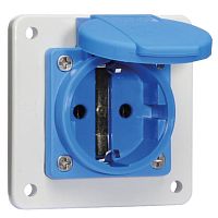 Изображение Розетка панельная Schuko IP54 фланец 75х75 Bals 71108 