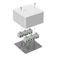 Изображение Коробка огнестойкая для кабель-канала 40-0460-FR2.5-12 Е15-Е120 85х85х45 Промрукав 40-0460-FR2.5-12 