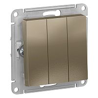 Изображение ATLASDESIGN 3-кл выкл, сх.1+1+1, 10АХ, мех-м, шамп  ATN000531 
