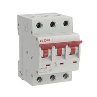 Изображение Выключатель автоматический модульный 3п D 4А 4.5кА YON max MD63S YON MD63S-3PD4 