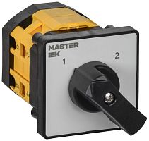 Изображение Переключатель кулачковый 10А (сх. 55) стандартная рукоятка IEK MI-CS10-010-055 