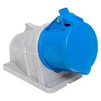 Изображение Розетка стационарная наружная 123 2Р+РЕ 32А 220В IP44 EKF PROXIMA ps-123-32-220-PRO 