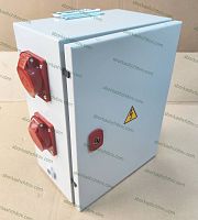 Изображение Щит механизации DKC 400x300x200 мм IP66 63А 2х16А(3P+N+PЕ) + 6х16А SCHUKO SRSP-27310-SS 
