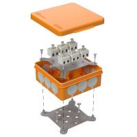 Изображение Коробка коммутационная огнестойкая 100х100х40 60-0303-FR2.5-12 E15-E120 Промрукав 60-0303-FR2.5-12 