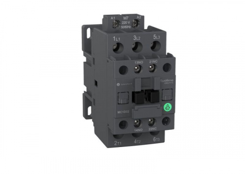 Изображение Контактор 3п MC1D 38А НО+НЗ 220В DC SE MC1D38MD 
