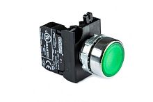 Изображение Кнопка с подсветкой-светодиод CM190DY (1НО) зел. EMAS CM190DY 