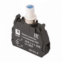 Изображение Светосигнальный блок с ламподержателем синий 400В AC EKF  XB4-ELL-B 