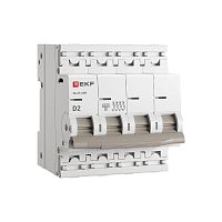 Изображение Выключатель автоматический 4п D 2А 4.5кА ВА 47-63N PROxima EKF M634402D 