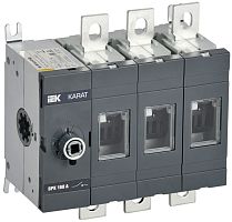 Изображение Выключатель-разъединитель ВРК 3п 160А без рукоятки KARAT IEK KA-VR10-3-0160 