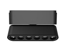 Изображение Светильник светодиодный трековый MTR16 1306R 6Вт 3000К spot 36град. BL IP20 низковольтный Pro черн. JazzWay 5056954 