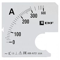 Изображение Шкала сменная для A721 300/5А-1,5 EKF  s-a721-300 