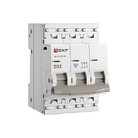 Изображение Автоматический выключатель ВА 47-63N MA 3P 32А (D) 6кА без теплового расцепителя PROXIMA EKF M63MA6332D 