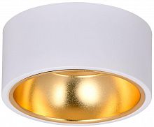 Изображение Светильник 4017 накладной потолочный под лампу GX53 бел./золото IEK LT-UPB0-4017-GX53-1-K55 